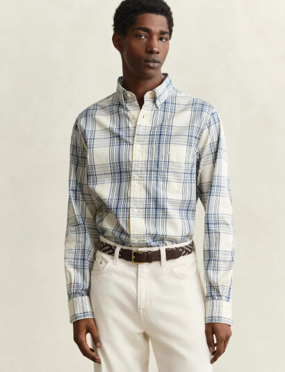 GANT Reg Dreamy Oxford Check Shirt Multi/patterned S GANT Reg Dreamy Oxford Check Shirt Multi/patterned S