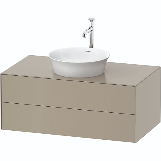 Duravit White Tulip Servantskap 2 skuf. 100x55x40,8 cm Taupe Matt