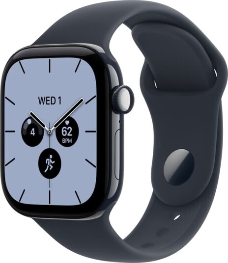Apple Watch Series 12 42mm CEL (nattblå keramikk/marineblå Sport Band) M/L