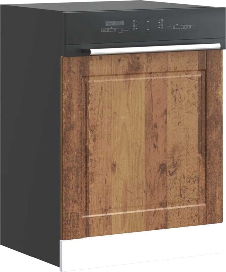  Oppvaskmaskin panel gammelt tre 60x1,5x67 cm konstruert tre 8721158424914