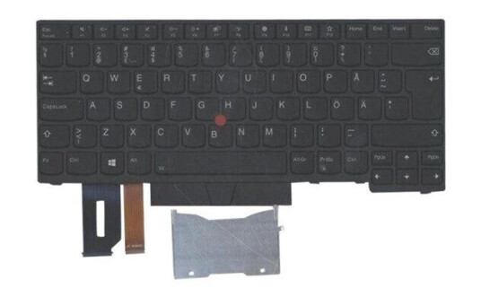 Lenovo Lite-On - Brbart tastatur - til utskifting - Svensk - Svart