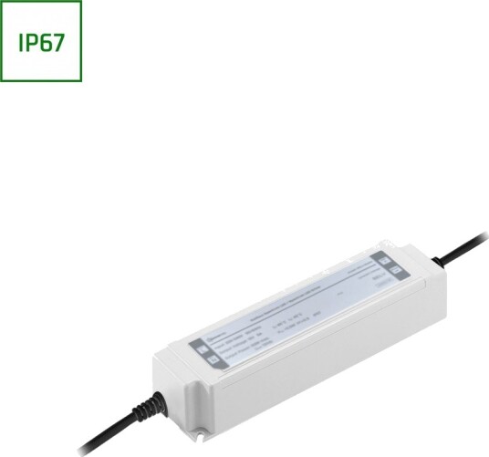 60W / 24V DC strømforsyning 2.5A IP67 vanntett innendørs/utendørs Dimbar : Ikke dimbar 60W / 24V DC strømforsyning 2.5A IP67 vanntett innendørs/utendørs Dimbar : Ikke dimbar