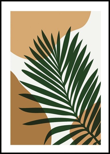Palm Leaf Plakat Plakat / 30x40cm