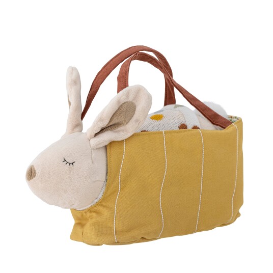 Bloomingville Villja kosedyr 2 deler White-yellow bunny