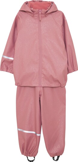 CeLaVi Rainwear Set Glitter Aop Pink 100