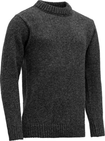 Devold Nansen Man Sweater Crew Neck Anthracite XS