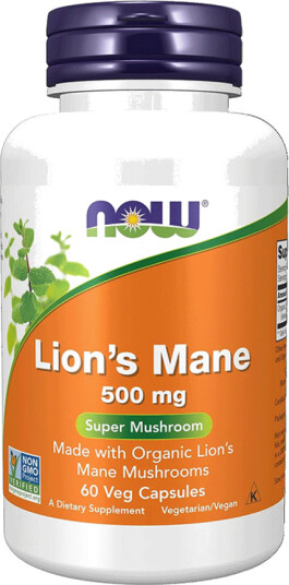 Now Lion"s Mane 500 mg Now Lion"s Mane 500 mg