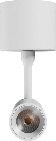 S Spot lampe 6W overflatemontert CCT 230V 30° IP20 35x122x184mm hvit Spectrum Dimbar : Ikke dimbar
