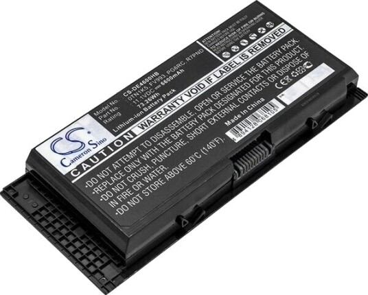 Dell Precision M4800 batteri (6600 mAh 11.1 V) Dell Precision M4800 batteri (6600 mAh 11.1 V)