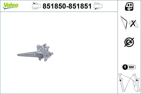 Vindusheis VALEO 851850