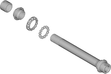 Shimano Bakaksel til M648 Og M678