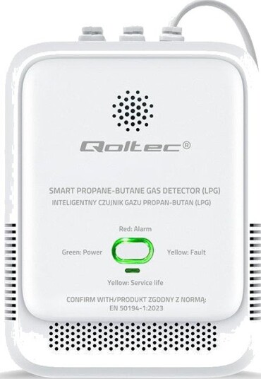 Qoltec Gassalarm For Propan/Butan, 85 db, LED