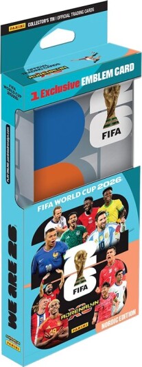 Panini Adrenalyn XL FIFA World Cup 2026 Samlekort Boks med Limited Edition Panini Adrenalyn XL FIFA World Cup 2026 Samlekort Boks med Limited Edition