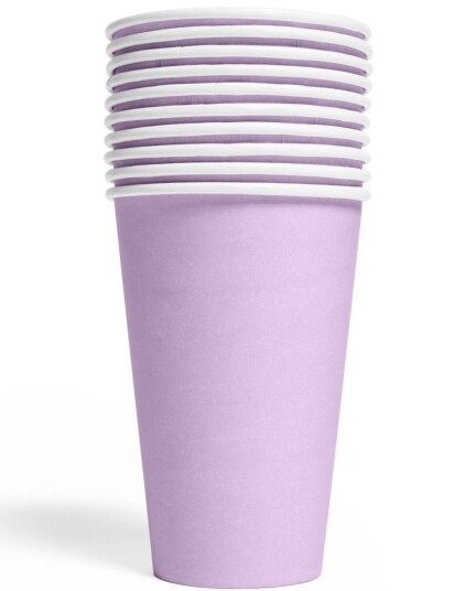 10 stk Lavendel Pappkrus 350 ml