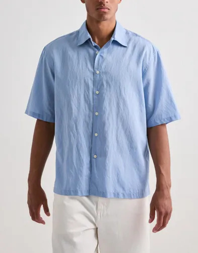 Only & Sons Onsatticus Ss Rlx Stripe Shirt Frml Kortermede skjorter Blå