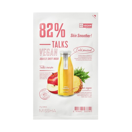MISSHA Talks Vegan Squeeze Sheet Mask