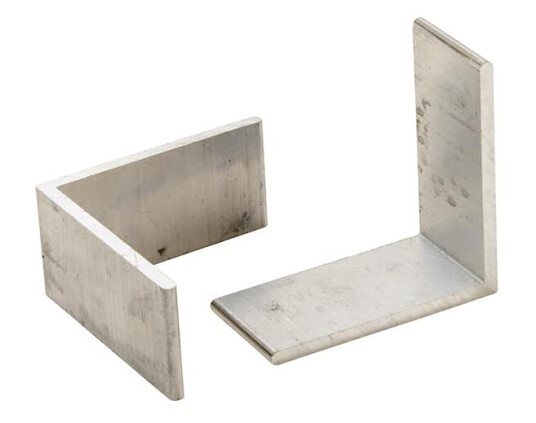 L-Beslag Kirkedal K100 Aluminium Design til Stolper
