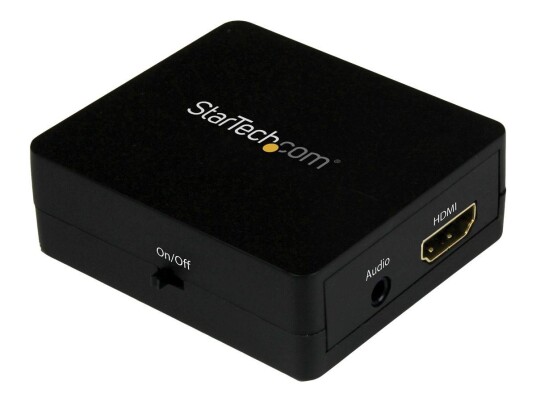 StarTech HDMI Audio Extractor - HDMI to 3.5mm Audio Converter - 2.1 Stereo Audio - 1080p (HD2A) - HDMI-lydsignalutskiller