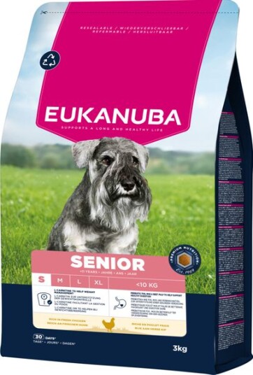 Eukanuba Senior Small Breed Hundefôr Kylling 3 kg - Tørrfôr til Hund Eukanuba Senior Small Breed Hundefôr Kylling 3 kg - Tørrfôr til Hund