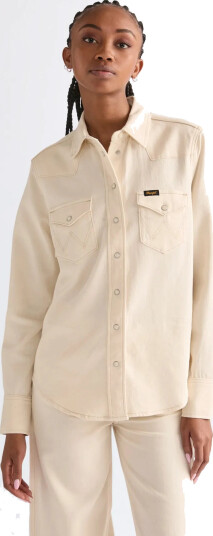 Wrangler Heritage Shirt   Cream   S x 00