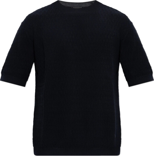 Emporio Armani Herre Strikkevarer Blå L, Emporio Armani Herre Strikkevarer Blå L,