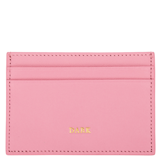 DARK Leather Card Holder Nappa Bubblegum Pink DARK Leather Card Holder Nappa Bubblegum Pink