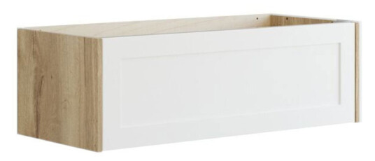 Dansani Inzo Classic Ramme Servantskap 1 Skuff Natur Eik/hvit Matt / 100cm