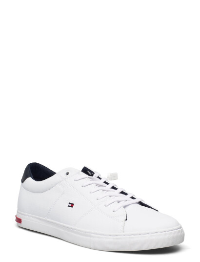 Tommy Hilfiger Essential Leather Detail Vulc - White - 42