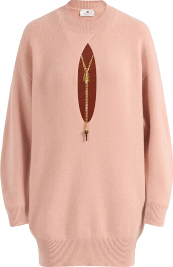 Elisabetta Franchi Dame Strikkevarer Rosa S, Elisabetta Franchi Dame Strikkevarer Rosa S,