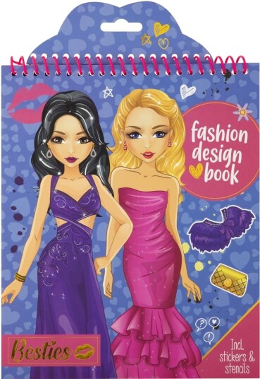 Besties motedesigner aktivitetsbok Selskapsantrekk