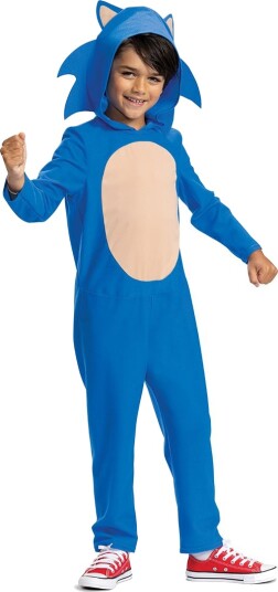 Jakks Pacific GmbH Sonic the Hedgehog Barn Karnevalskostyme  XSmall