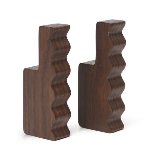 ferm LIVING Unda krok 2-pakning Dark Brown ferm LIVING Unda krok 2-pakning Dark Brown 