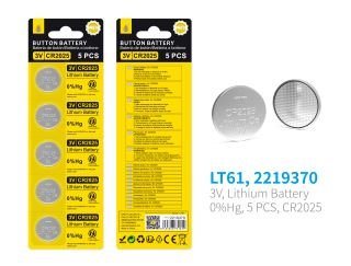 Oneplus Lt61 Knapcelle Batteri 3V Cr2025 5 Pack Oneplus Lt61 Knapcelle Batteri 3V Cr2025 5 Pack