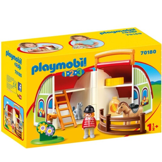 Playmobil 123 Min Bærbare Bondegård 70180
