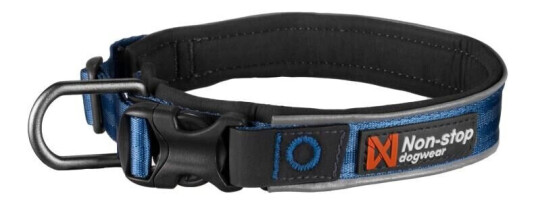 Non-Stop Dogwear Roam Polstret Hundehalsbånd Blå S