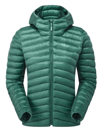 Rab Cirrus Flex Hoody Wmns Eucalyptus/green Slate Size 10