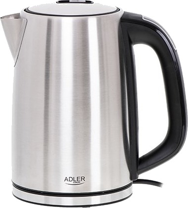 Adler Vannkoker 1,7 L 2200 W med Justerbar Termostat og Vannivåindikator