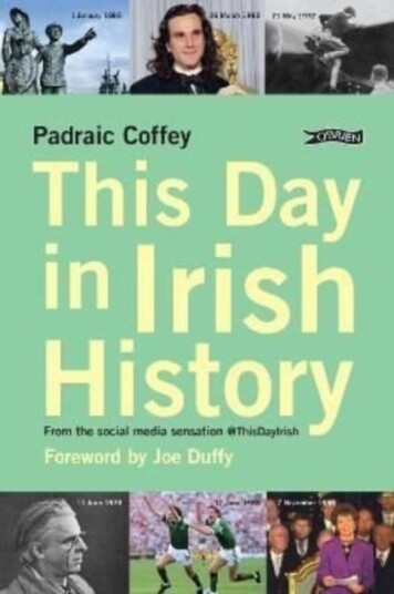 This Day In Irish History Av Padraic Coffey