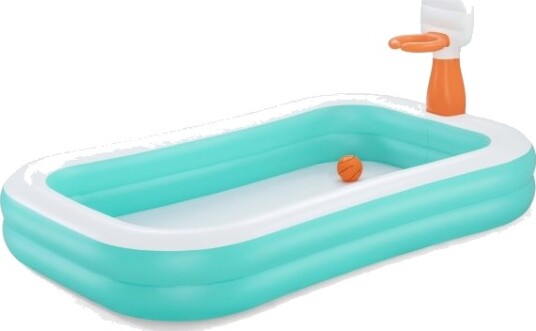Bestway Familjepool Dunk n Splash 251 x 168 x 102cm