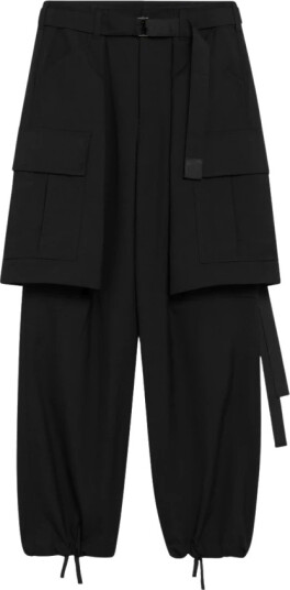 Sacai Dame Bukser Svart M,