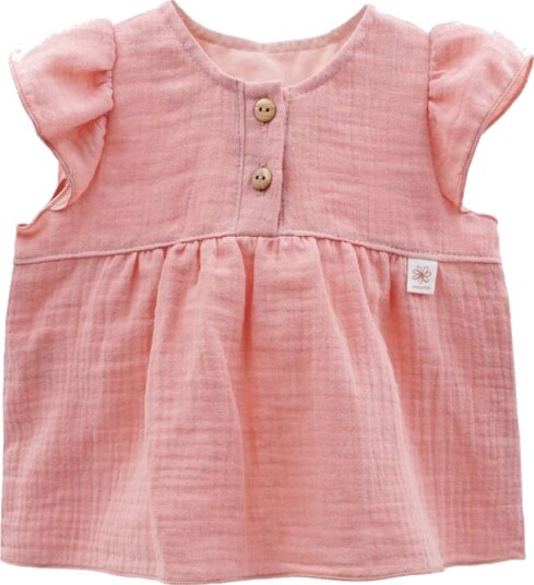 Maximo Musselin Girl Top Altrosa (74/80)