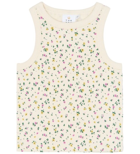 The New Tnsummer Short S_L Rib Top Cream 134/140