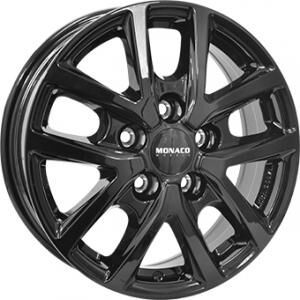 Monaco CL2T Gloss Black 6.5x16 5x120 ET52 B65.1 Monaco CL2T Gloss Black 6.5x16 5x120 ET52 B65.1