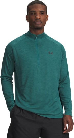 Under Armour Ua Tech Textured 1/2 Zip Green M
