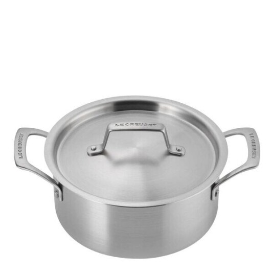 Le Creuset Essential 3 Ply lav gryte 20 cm 3L m/lokk Le Creuset Essential 3 Ply lav gryte 20 cm 3L m/lokk