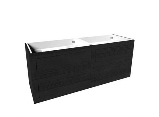 Vikingbad MIE 140DBL Servantskap Ramme sort eik Vikingbad MIE 140DBL Servantskap Ramme sort eik