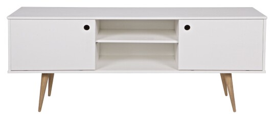 WOOOD Retro TV-bord 60x150 - Hvit Unoliving