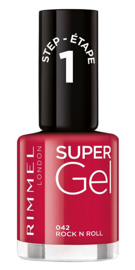 Rimmel London Super Gel Nail Polish #042 Rock N Roll 12ml