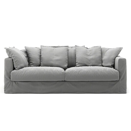 Decotique Le Grand Air 3 Seter Sofa Bomull Lysegrå