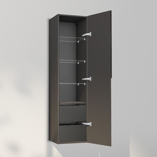 INR Iconic Nordic Rooms Grip 40/40 Høyskap Carbon Grey / 40cm Høyre Hengslet Ja